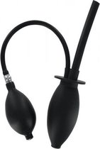 XR Brands - Clean Stream - Inflatable Enema Plug - Silicone - Black