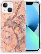 Coque Mobile Coque iPhone 13 avec bord transparent Marbré Oranje