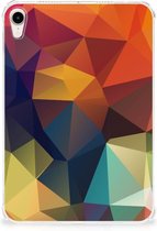 Hoesje Geschikt voor Apple iPad mini 6 (2021) Print Case Polygon Color met transparant zijkanten