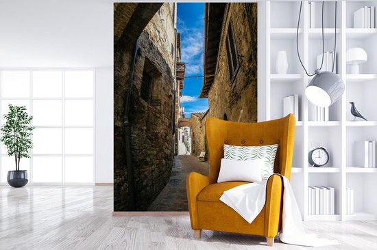 Papier Peint - Papier peint photo La Vieille Ville de San Gimignano en Italie - Largeur 160 cm x Hauteur 240 cm