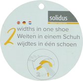 Solidus -Dames - zwart - enkellaarzen - maat 36.5