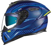 Nexx SX.100R Skidder Blauw Neon Mat Integraalhelm - Maat S