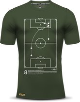 Dennis Bergkamp goal t-shirt - Maat XL - Groen - Heren Shirt