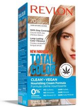 REVLON Permanente kleur - Clean & vegan - TOTAL COLOR 70 - Donker natuurlijk blond