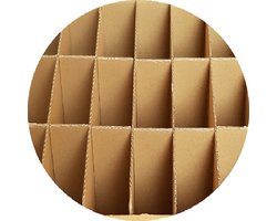 Vakverdeling voor Verhuisdozen 5 stuks.