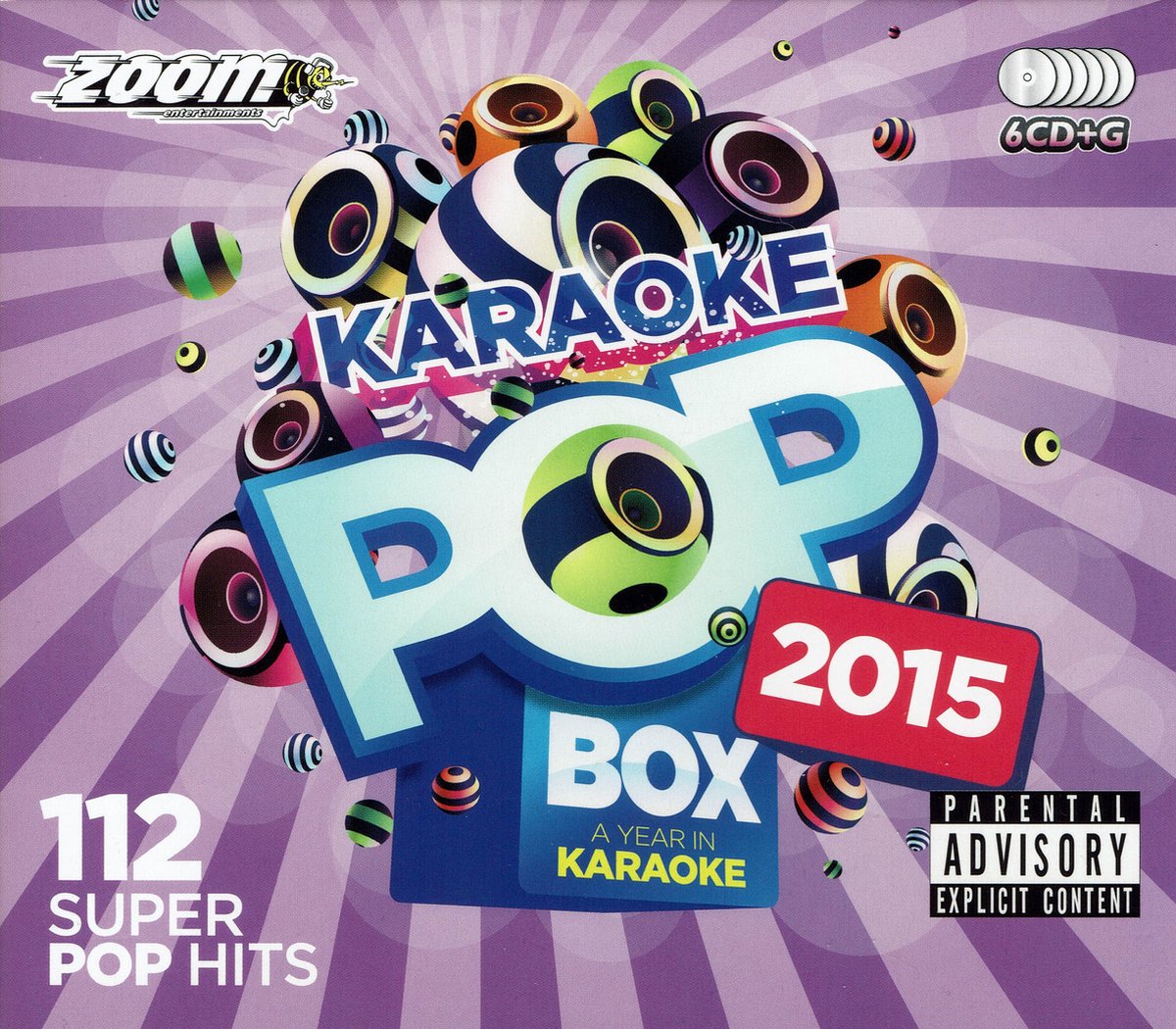 Karaoke Pop Box 2015 A Year In Karaoke Party Pack 112 Songs (CD+G