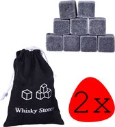 Whiskey Stenen IJsblokjes - Whisky Stones Herbruikbaar - IJsblok Whiskey Steen Herbruikbaar - 18 Stuks