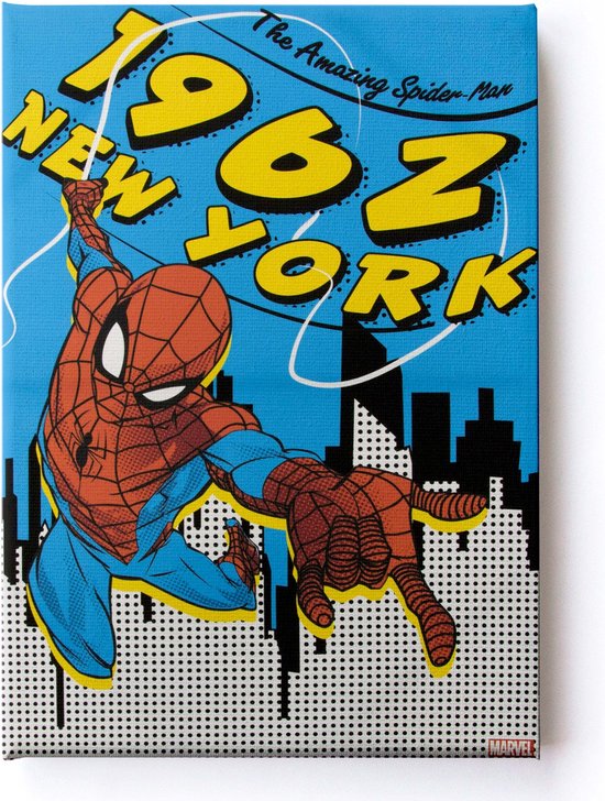 Disney - Toile - Marvel Spiderman - New York - 50x70xm