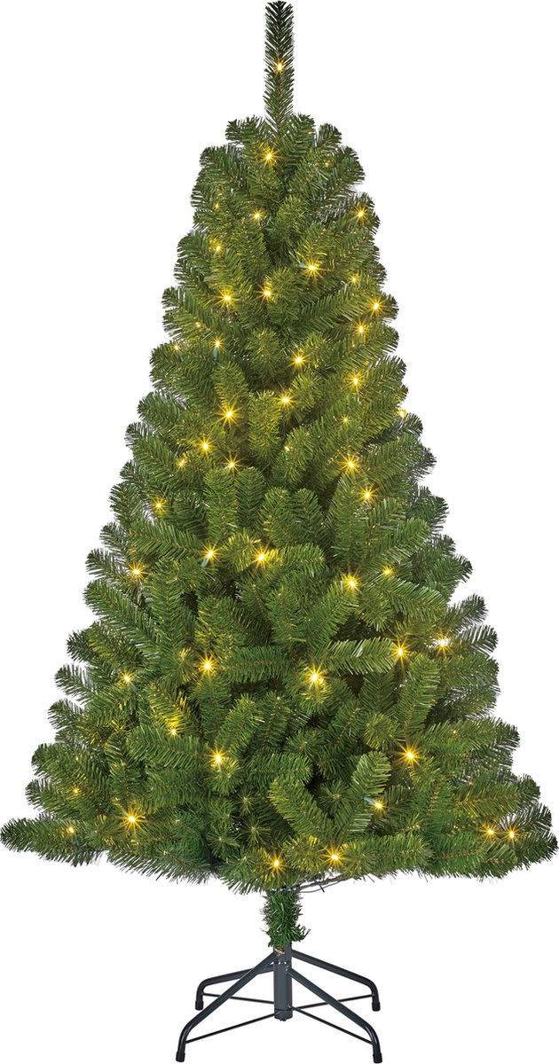 Bol.com Black Box Charlton kunstkerstboom - 120 x 76 cm - 80 warmwitte led lampjes aanbieding