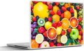 Laptop sticker - 12.3 inch - Appel - Druiven - Fruit - 30x22cm - Laptopstickers - Laptop skin - Cover