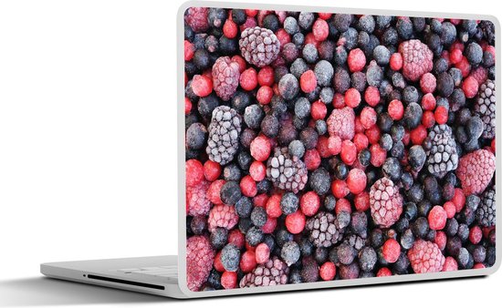 Autocollant pour ordinateur portable - 10,1 pouces - Fruits - Baies - Crème glacée - 25x18cm - Autocollants pour ordinateur portable - Peau pour ordinateur portable - Couverture