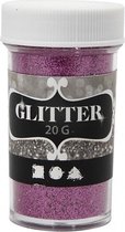 glitter roze 20 gram