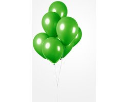 25 Ballonnen Appeltjes groen, 30 cm , 100% biologisch afbreekbare Ballonnen, Helium geschikt, Verjaardag, Feest Image