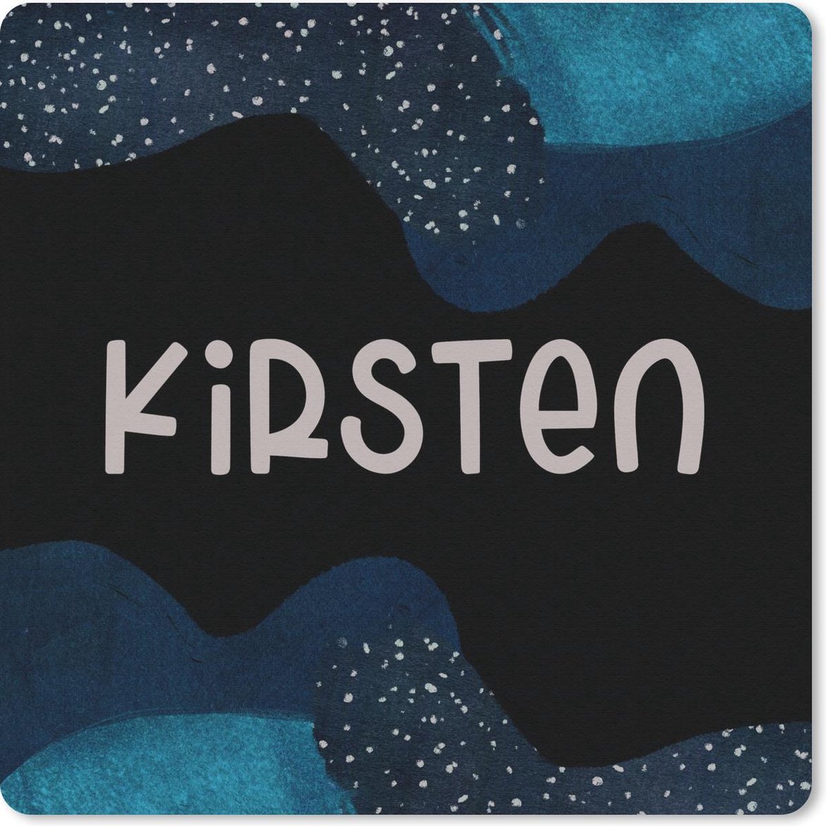 Muismat 30x30 cm - Mousepad Kirsten - Pastel - Meisje - Muismatten