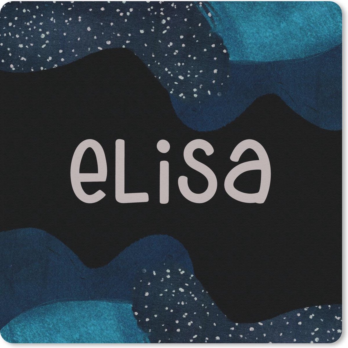 Muismat 30x30 cm - Mousepad Elisa - Pastel - Meisje - Muismatten