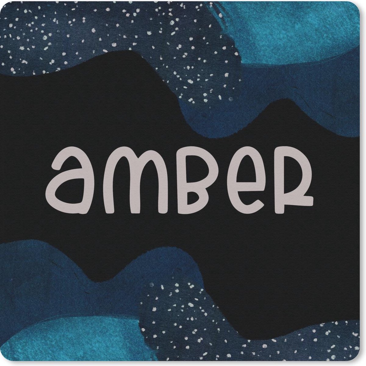 Muismat 20x20 cm - Mousepad Amber - Pastel - Meisje - Muismatten