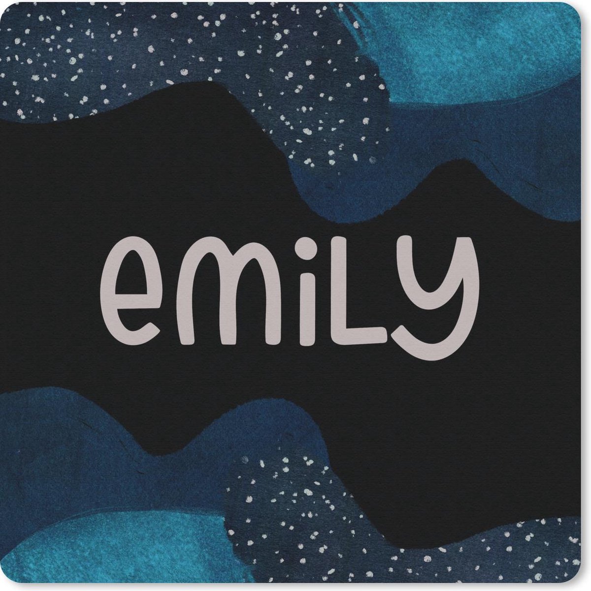 Muismat 20x20 cm - Mousepad Emily - Pastel - Meisje - Muismatten