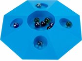 knikkerpot Super met knikkers 22 cm blauw