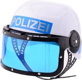 politiehelm Duitse versie wit blauw