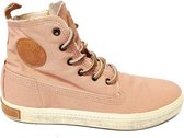 Blackstone Dames Canvas High Sneaker FL86 Nude Maat 41