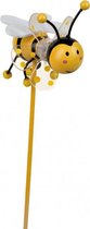 windmolen honingbij junior 26,5 cm hout geel/zwart