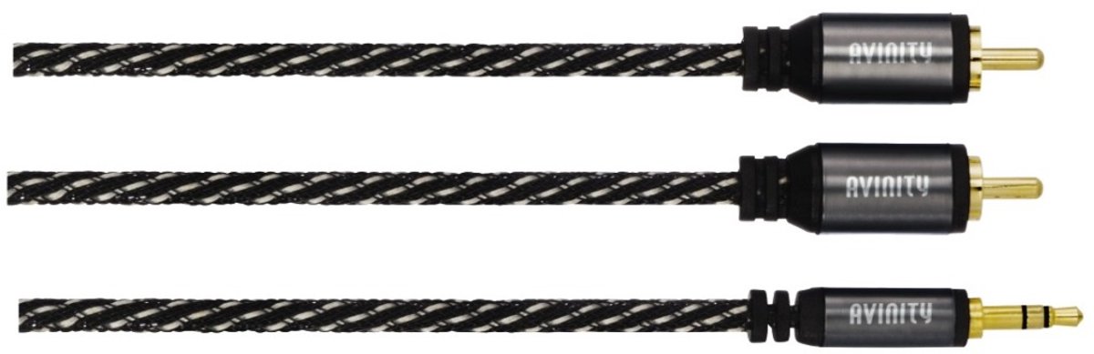 Avinity Audiokabel 2 Cinch-stekkers - 3,5-mm-jack Stereo 1,5 M