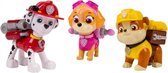 speelset Paw Patrol junior rood 3-delig