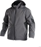 Dassy Profesional Workwear Softshell Jas - Gravity Antracietgrijs/zwart - Mt L