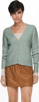 Only Vest Onlkatia Life L/s Short Cardigan Cc 15231266 Hedge Green/w. Melange Dames Maat - S