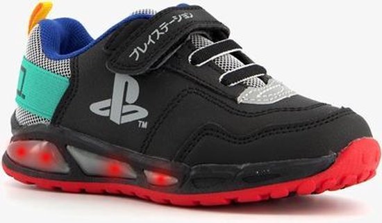 gelijkheid piek Vreemdeling Playstation jongens sneakers met lichtjes - Zwart - Maat 25 | bol.com