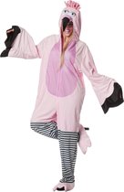 Wilbers - Arend & Struisvogel & Uil & Kraai & Aasgier & Toekan & Flamingo Kostuum - Flanny De Flamingo Kostuum - roze - Maat 40 - Carnavalskleding - Verkleedkleding