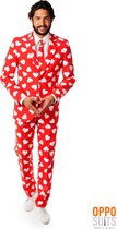 OppoSuits Mr. Lover Lover - Heren Pak - Valentijnsdag - Rood - Maat EU 62