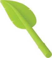 balpen Pluim 18 x 4 cm siliconen groen
