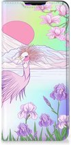 Telefoonhoesje Xiaomi Redmi 9 Wallet Bookcase Vogel