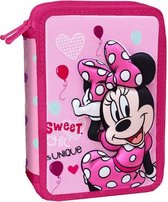 etui Minnie Mouse meisjes 21 x 15 cm polyester roze