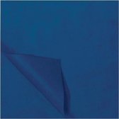 zijdevloeipapier 5 vellen 50 x 70 cm marineblauw