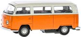 bus Volkswagen T2 jongens 12 cm staal die-cast oranje