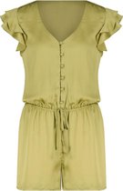 DEELUXE Satijnen playsuit AUDE Light Khaki