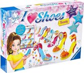 knutselset I Love Shoes meisjes karton 21-delig