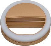 ringlight Smartphone led 12,5 cm goud