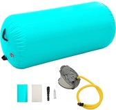 Everest Gymnastiekrol met pomp opblaasbaar 120x75 cm PVC groen