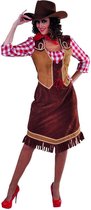Cowboy & Cowgirl Kostuum | Stoere Frontier Cowgirl Sam | Vrouw | Extra Small | Carnavalskleding | Verkleedkleding