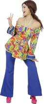 Hippie Kostuum | Ladies Night Hippie Jaren 60 | Vrouw | Maat 44 | Carnaval kostuum | Verkleedkleding