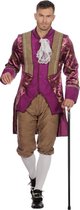 Wilbers - Koning Prins & Adel Kostuum - Paarse Prins Adel Markies Victor De La Louvre - Man - paars - Maat 60 - Carnavalskleding - Verkleedkleding