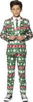 Suitmeister Christmas Green Nordic - Kids Pak - Kerst Outfit - Groen - Maat M