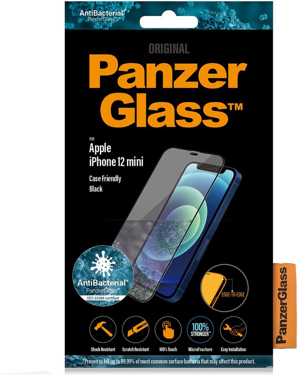 PanzerGlass Case Friendly Apple iPhone 12 mini Screenprotector Glas