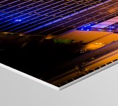 Diverse hotels en casino's in nachtelijk Las Vegas - Foto op Forex - 80 x 120 cm