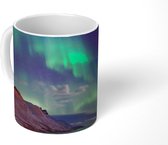 Mok - Koffiemok - Aurora - Berg - Fjord - Mokken - 350 ML - Beker - Koffiemokken - Theemok