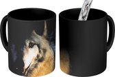 Magische Mok - Foto op Warmte Mok - Close-up van een arctische wolf - 350 ML