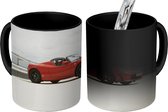 Magische Mok - Foto op Warmte Mok - Snelle Tesla Roadster - 350 ML